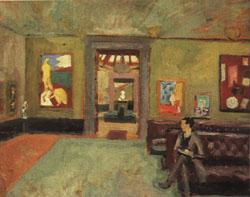 Roger Fry A Room in the Second Post-Impressionist Exhibition(The Matisse Room) oil painting picture